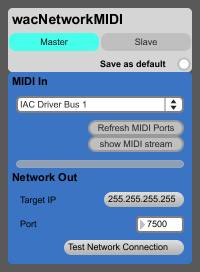 wac network midi screenshot